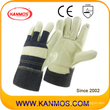 Light Furniture Cowhide Leather Work Industrial Hand Safety Gloves (310052)